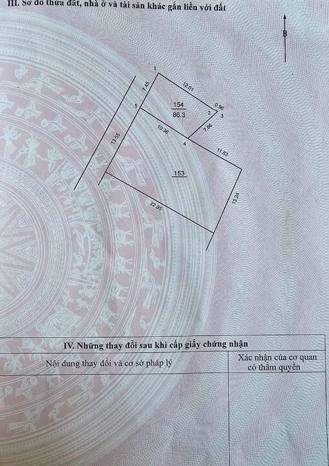 Đất Vệ Sơn Đông 86,3m² nở hậu, mặt tiền 7,54m, view sân bóng thoáng vĩnh viễn