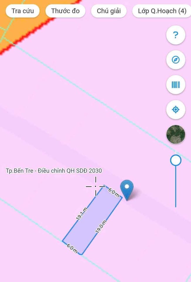 Mảnh đất nền vuông vắn tại thị trấn An Hội, Bến Tre
