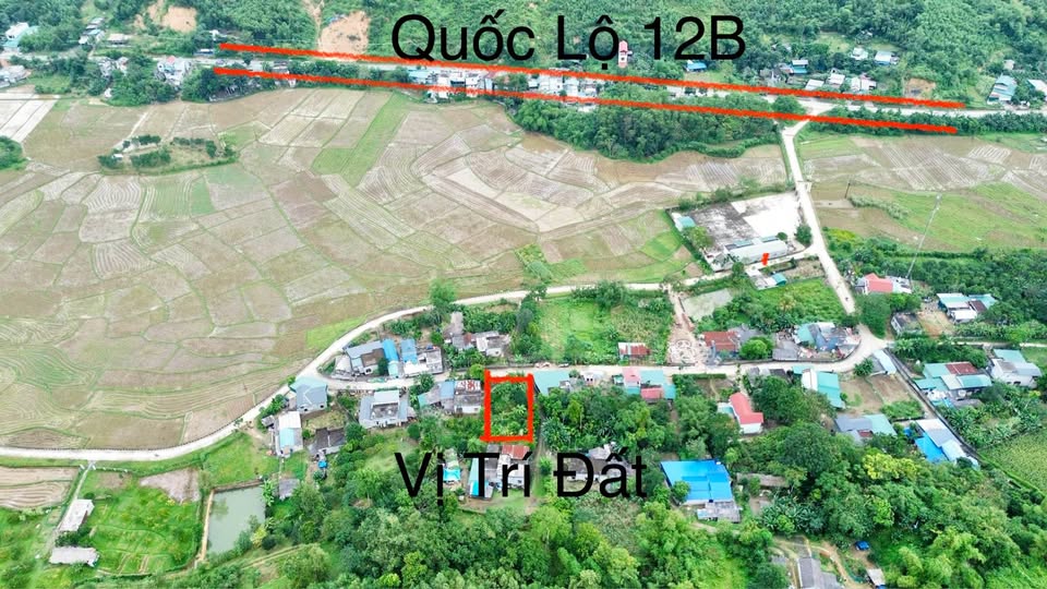 Đất thổ cư Kim Bôi, lô góc 2 mặt tiền, đường rộng 7m, gần quốc lộ 12B