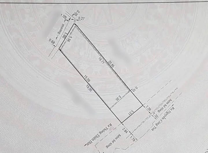 Bán đất tặng nhà cấp 4 hẻm thông Nguyễn Công Trứ, Đà Lạt - 109.74m²