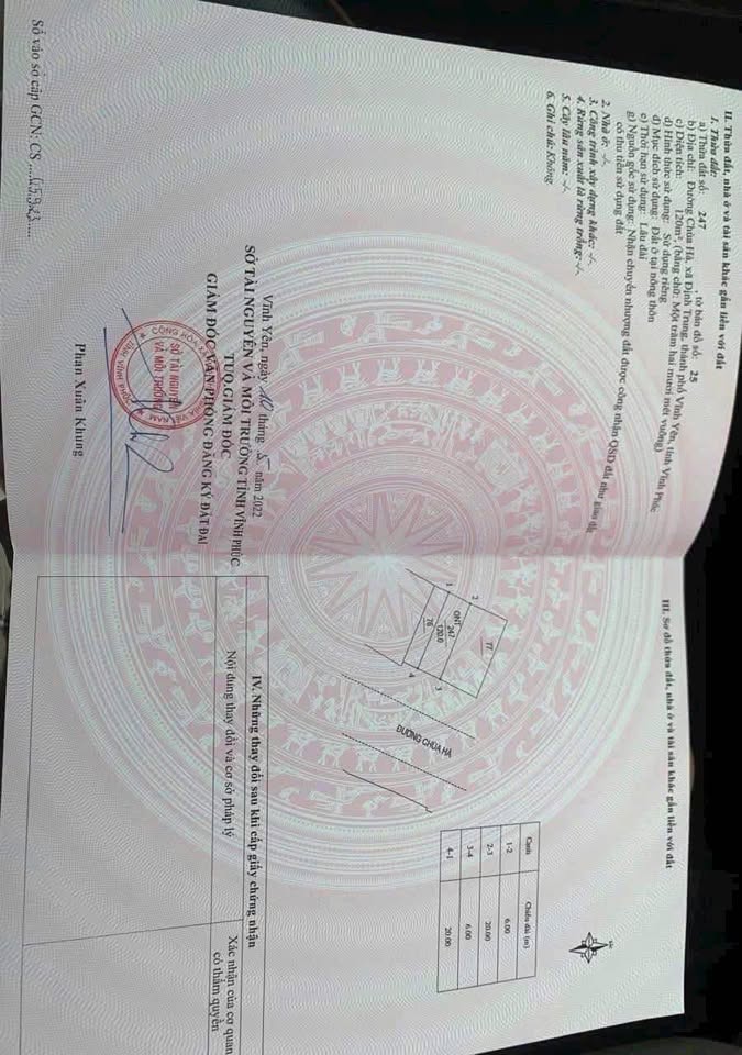 Bán đất tặng nhà 120m2 tại Khu đô thị Chùa Hà, Vĩnh Yên