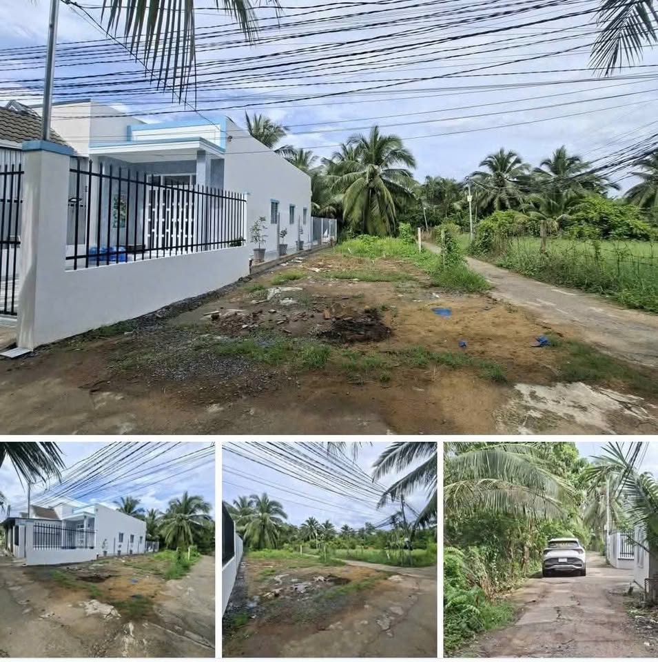 Đất góc 2 mặt tiền sáng đẹp, xe hơi vi vu tại Bến Tre