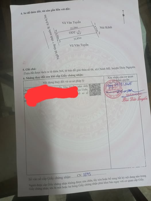 Chính chủ gửi bán lô đất siêu đẹp tại phường Mộc Thủy, Thủy Nguyên, Hải Phòng