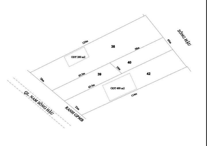 Đất vàng 2 mặt tiền QL91B, Sóc Trăng - Sông Hậu kề bên, cơ hội đầu tư sinh lời khủng