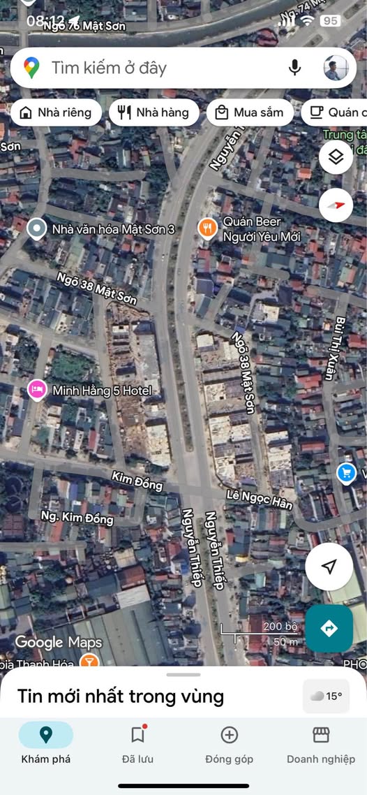 Nhà 4 tầng thô, mặt tiền 5m, hướng nam, giá hời như mơ