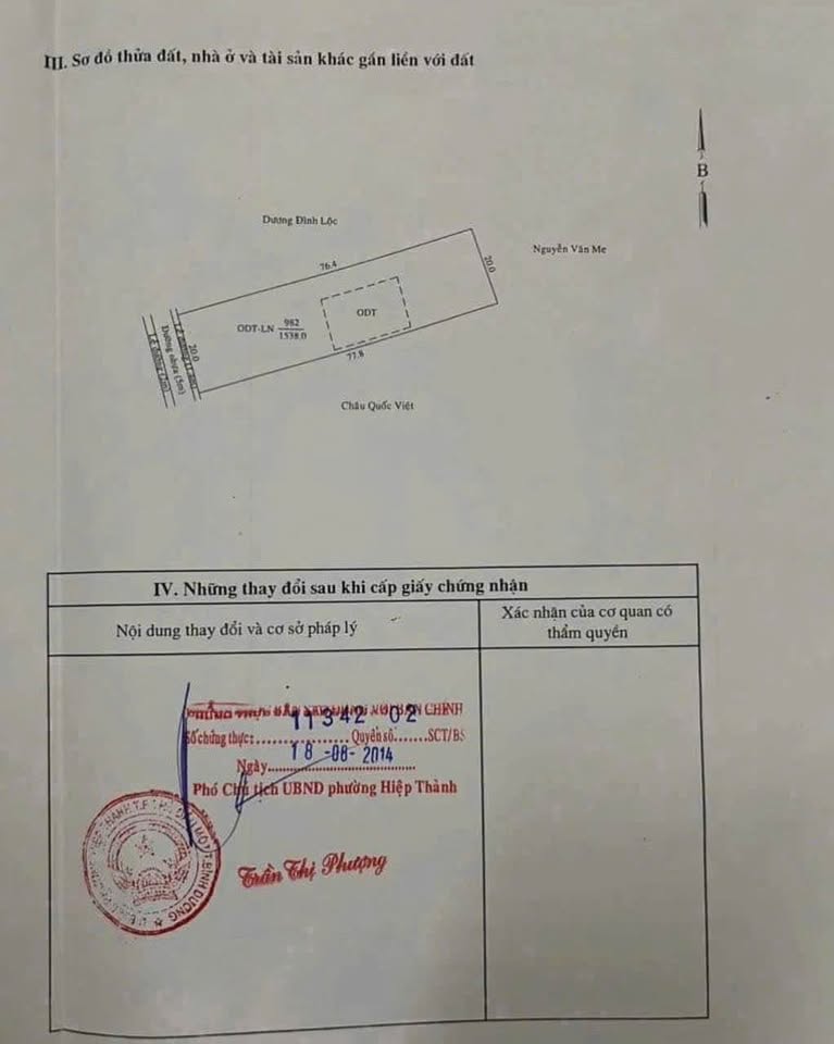 Bán đất vườn 1538m² mặt tiền 20m - tiềm năng vô hạn tại Phạm Ngọc Thạch, Hiệp Thành, Bình Dương