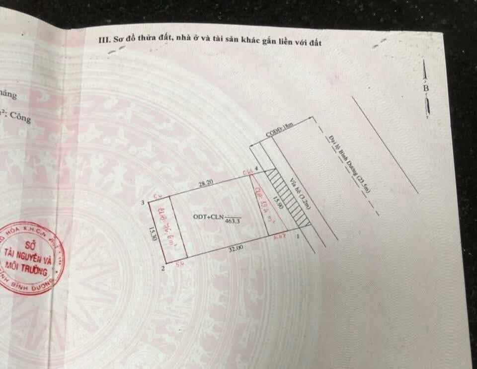 Bán đất mặt tiền Đại lộ Bình Dương, Thủ Dầu Một - 463m2, vị trí đắc địa