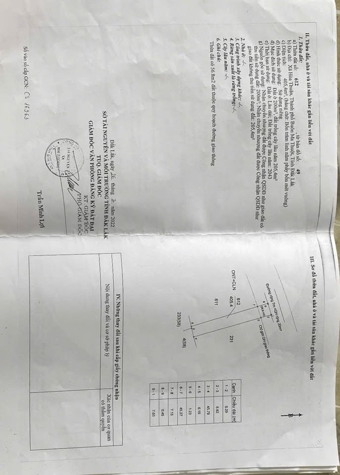 Bán đất 800m2 tại phường Buôn Ma Thuột, Đắk Lắk