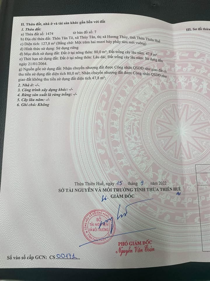 Cơ hội sở hữu ngay lô đất siêu đẹp tại kiệt Trần Hoàn, Thành phố Huế