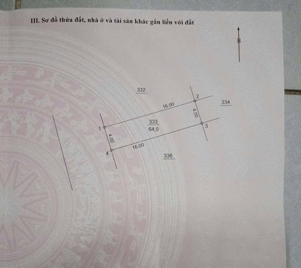 Bán đất đấu giá 64m² vuông vắn tại Bích Hoà, Thanh Oai, Hà Nội