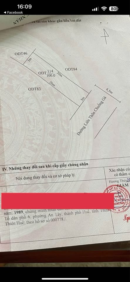 Siêu phẩm đất nền Thủy Dương, chỉ cách trung tâm thành phố Huế một bước chân