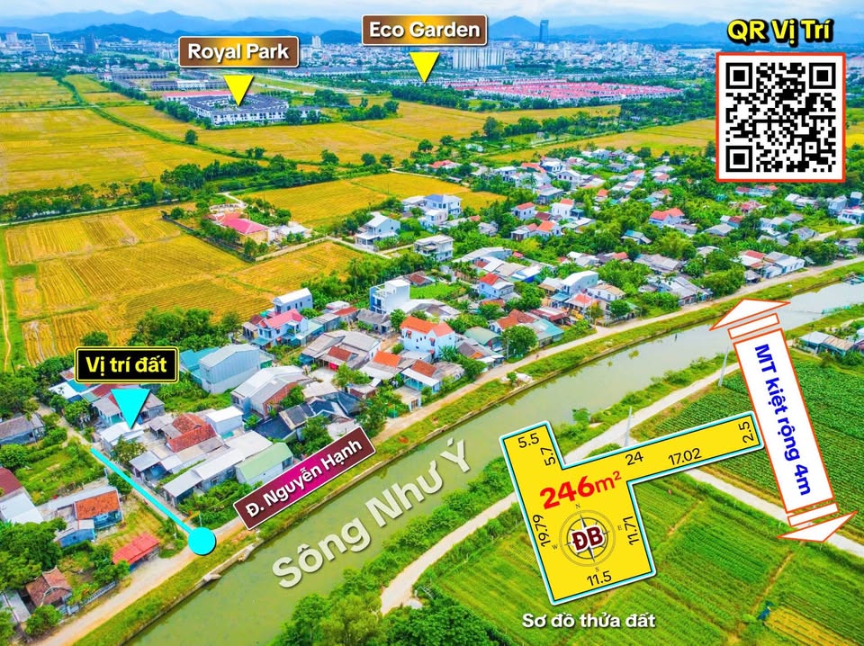 Bán đất 246m2 tại Thành phố Huế, Thừa Thiên Huế