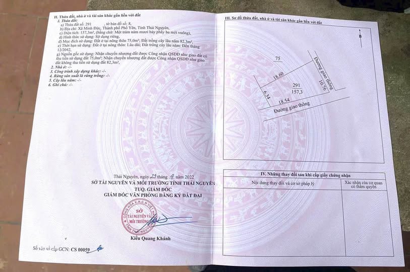 Cơ hội sở hữu ngay lô đất cực phẩm tại Minh Đức Cũ, Phường Phúc Thuận, Thành phố Thái Nguyên