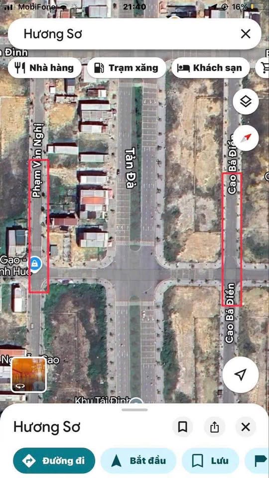 Đất vàng mặt tiền Cao Bá Diễn, Huế, diện tích 68,6m2