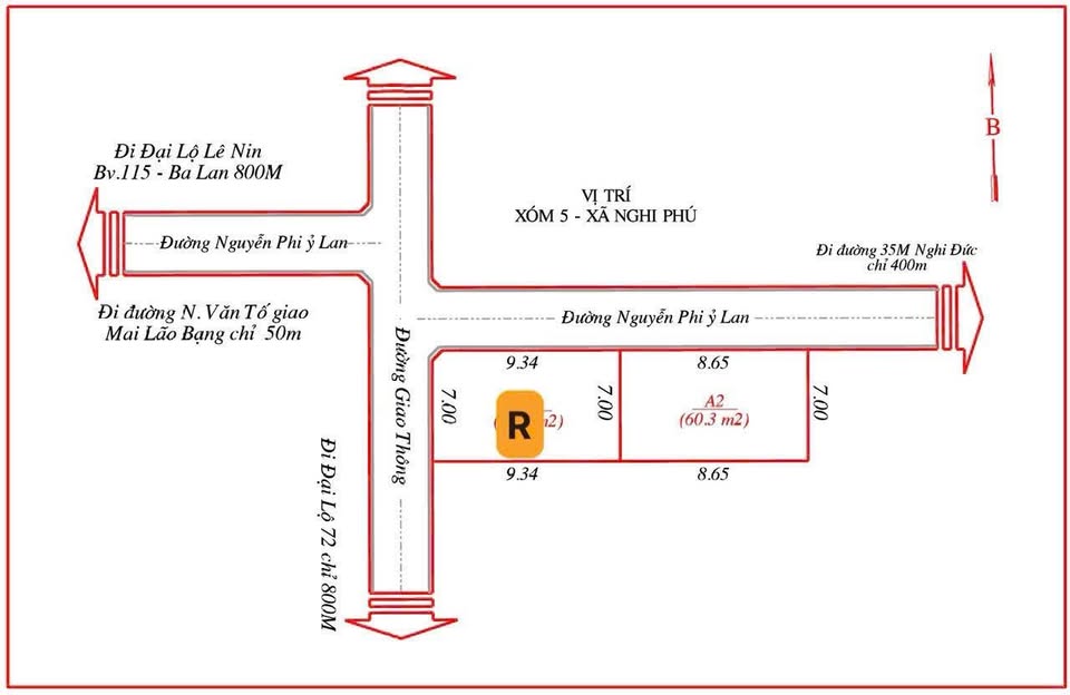 Chủ nhà đang muốn 'giải tán' một lô đất cực phẩm ngay mặt đường Mai Lão Bảng kéo dài