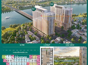 Căn hộ 54m² giá 3.1 tỷ, view sông, tiện ích 'xịn sò', sổ hồng trao tay