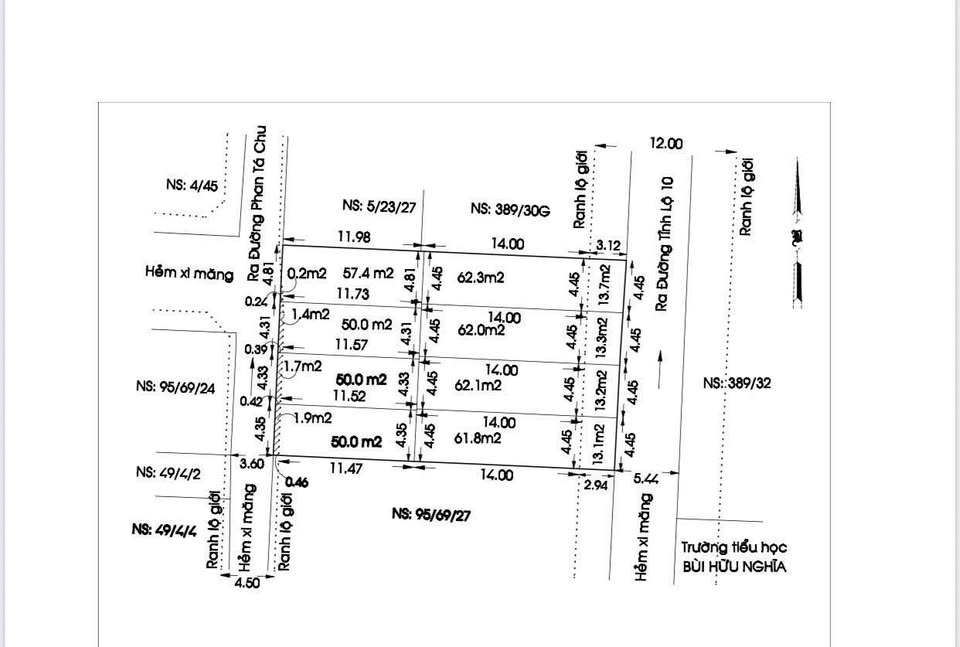 Bán gấp 3 nền đất thổ cư hẻm 7m, Bình Tân - Sổ riêng, giá tốt