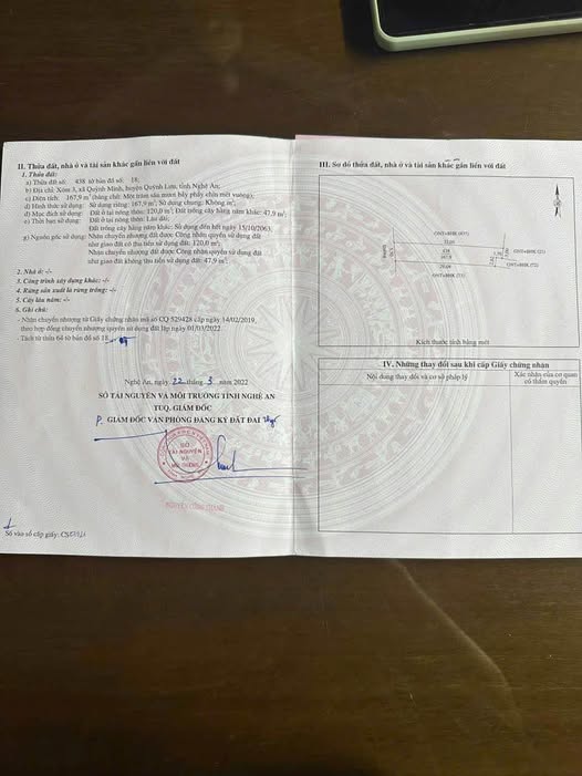 Chính chủ 'thả xích' lô đất vàng xóm 3, xã Quỳnh Minh, huyện Quỳnh Lưu, tỉnh Nghệ An