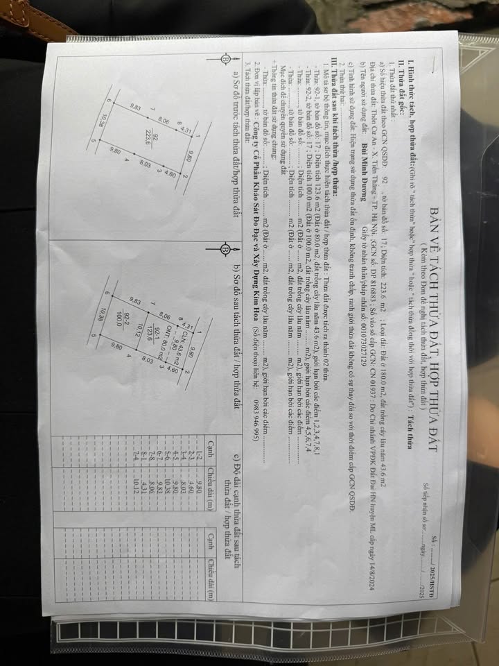 Lô đất hai mặt ngõ, 223m2 tại Mê Linh - Nơi giao thoa của hai con đường