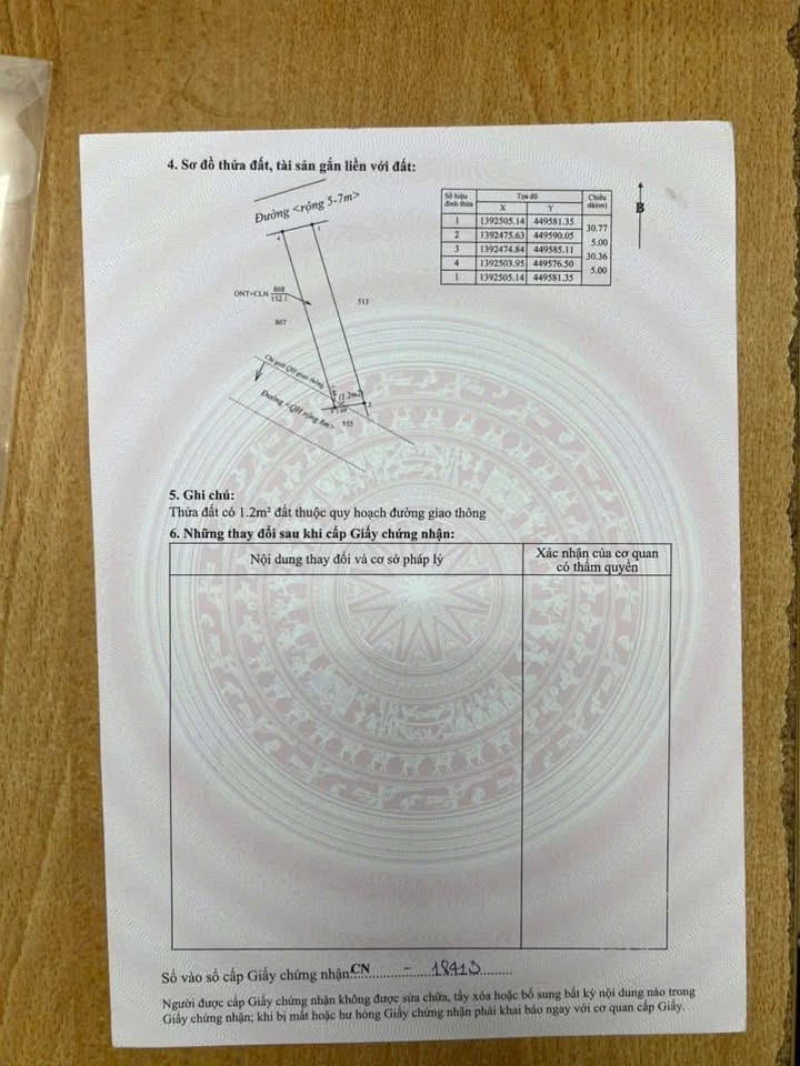 Bán đất thổ cư 150m2, 5m x 30m, gần ủy ban nhân dân phường Eakao, Đắk Lắk