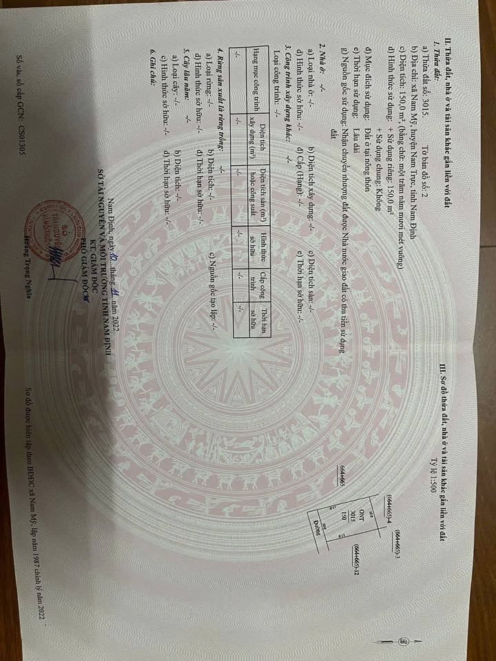 Đất Nam Mỹ 150m², mặt tiền 10m, giá iu thương