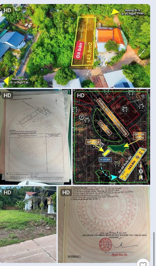 Siêu phẩm đất nền tại Vũ Ngọc Phan, Đà Nẵng, với diện tích 143,8m2