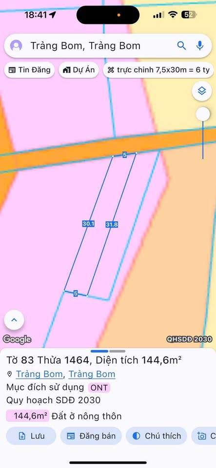 Chào mừng quý khách đến với "viên ngọc" đất nền tại Ấp 2, Sông Trầu, Trảng Bom, Đồng Nai