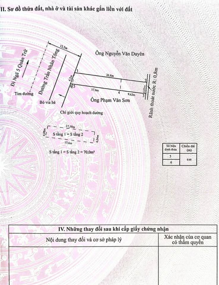 Bán đất tặng nhà 2 tầng mặt đường Trần Nhân Tông, Kiến An, Hải Phòng