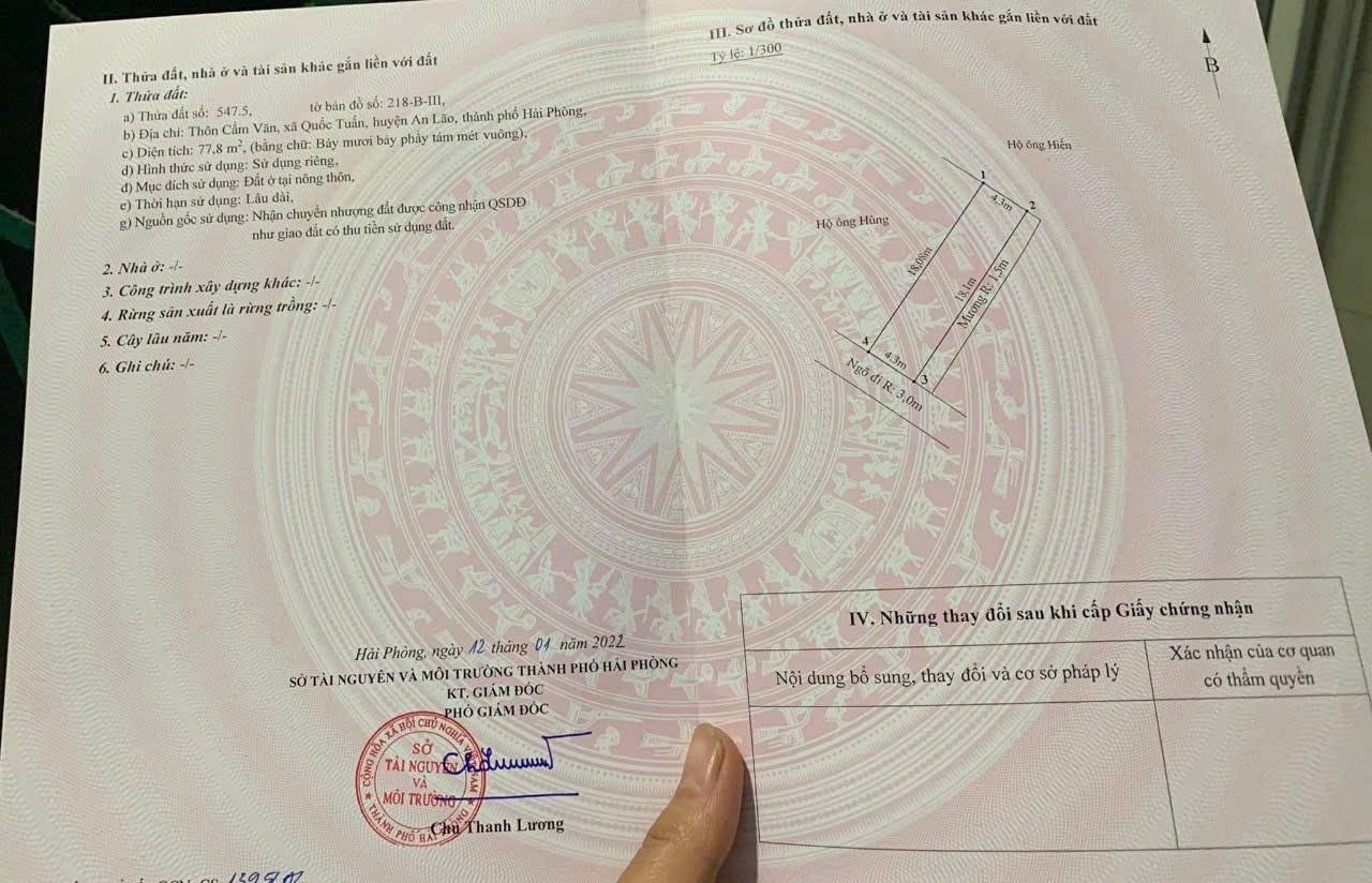 Nơi giao thoa của an cư và đầu tư, hai lô đất liền kề tại Cẩm Văn, Quốc Tuấn