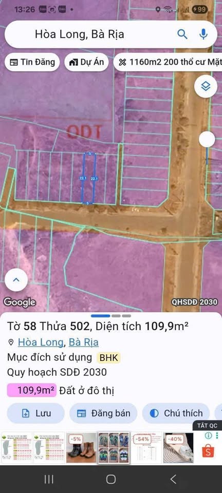 Siêu phẩm đất nền Lan Anh 1 mở rộng 2 lô đẹp, giá cực sốc