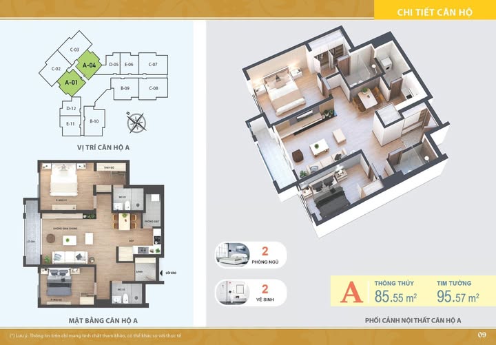 Bán căn hộ 2 phòng ngủ 86m2 chung cư cao cấp La Casta Văn Phú, sổ đỏ sẵn sàng