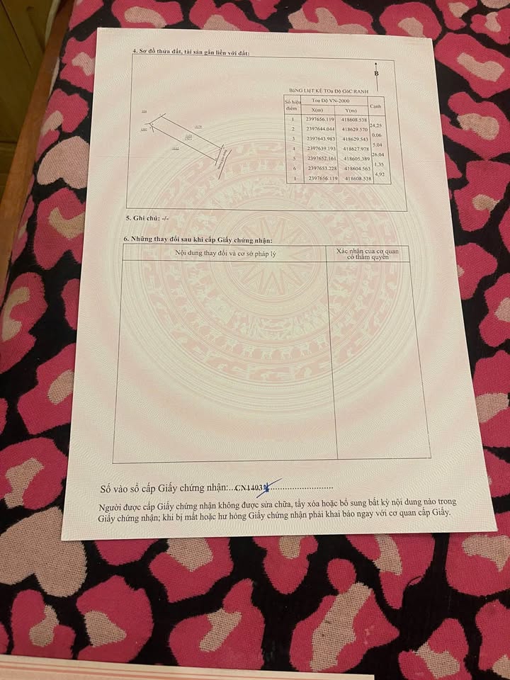 Chỉ còn 1 lô đất 129m2, mặt tiền 5m tại Phú Lương, Thái Nguyên