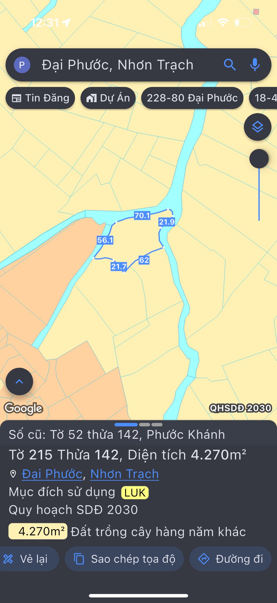 Đất Phước Khánh, Đồng , view cây xanh mát rượi, giá hời