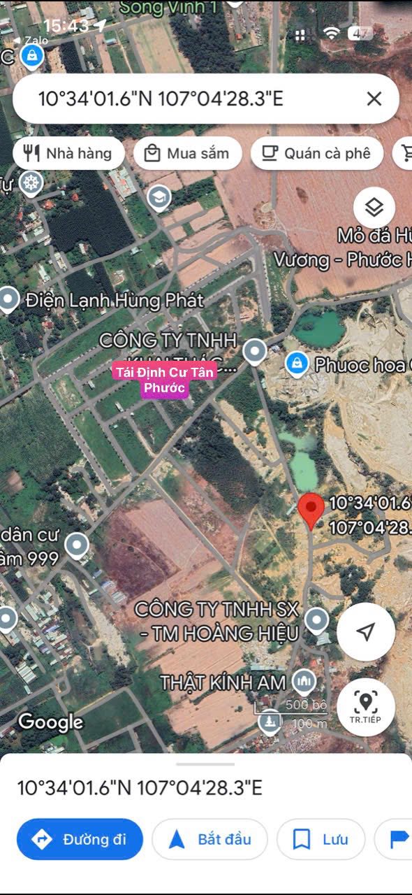 Khu vực này đang cực kỳ tiềm năng, giá đất Tái Định Cư 5m đang dao động 1.8 tỷ