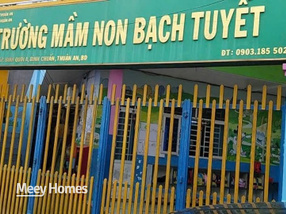 Đất Bình Dương 4.6x34m, tặng nhà cấp 4, gần chợ, giá 2 tỷ