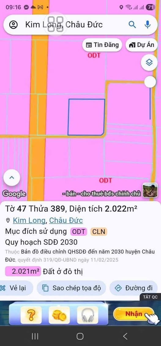 Đất 2 mặt tiền siêu xinh, đầu tư hay phân lô đều đỉnh