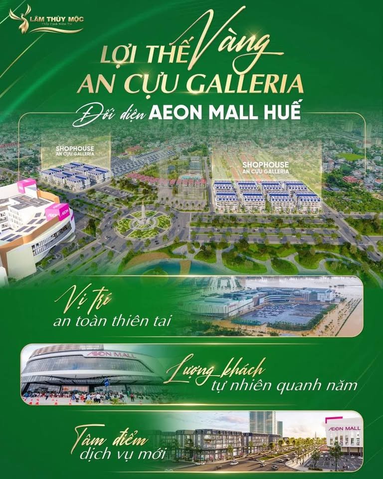 An Cựu City shophouse 6 tầng đối diện Aeon Mall Huế, pháp lý về đích, kinh doanh bùng nổ