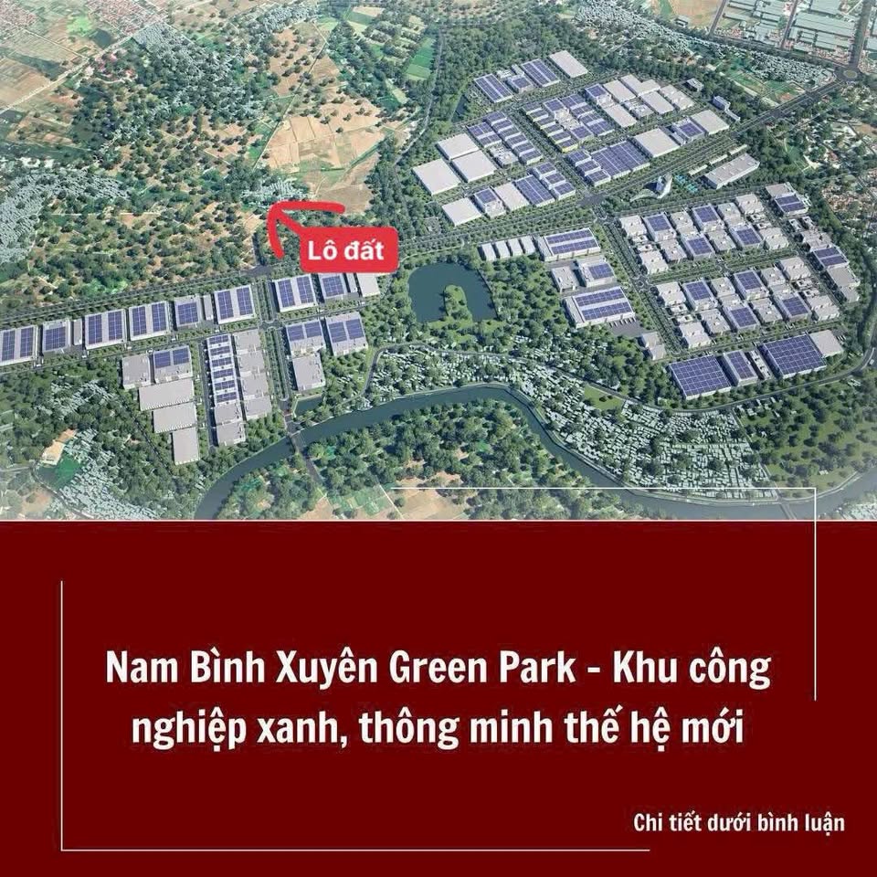 Đất vàng Bình Xuyên sổ đỏ 110m², sát khu công nghiệp Nam Bình Xuyên Vinhomes