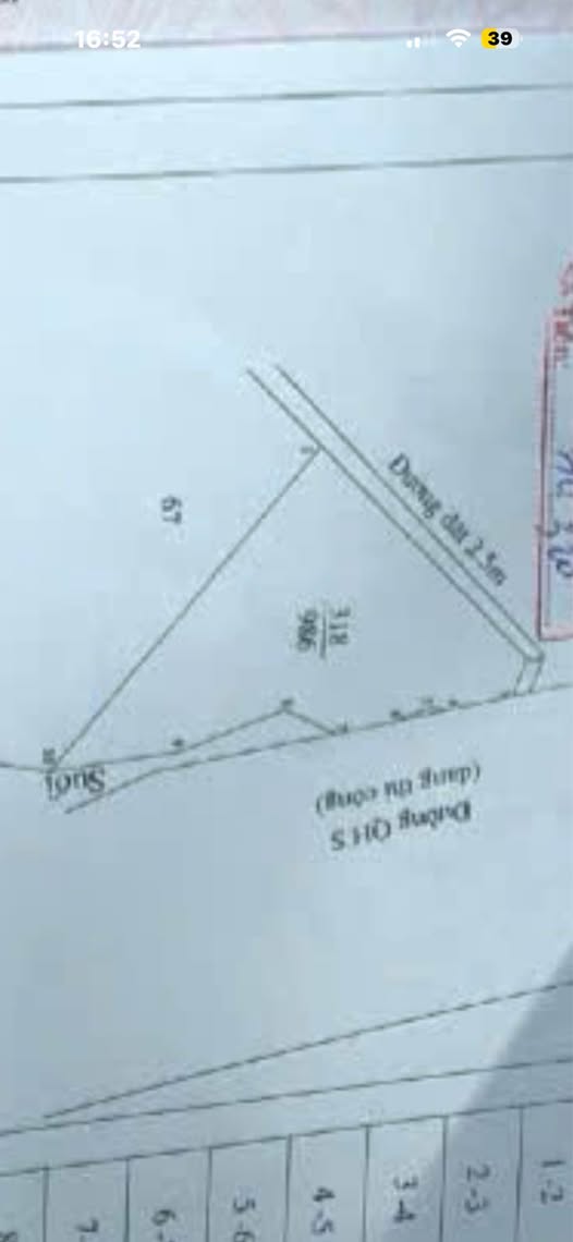 Cơ hội đầu tư không thể bỏ lỡ! Gia đình cần bán gấp 1.2 sào đất tại xã Mỹ Xuân, thị xã Phú Mỹ