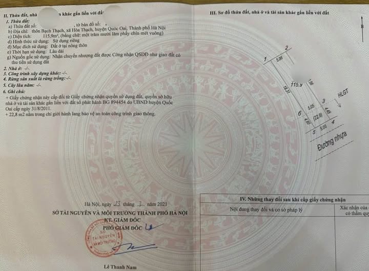 Mảnh đất vàng trung tâm Hoà Thạch, sổ đỏ sẵn sàng