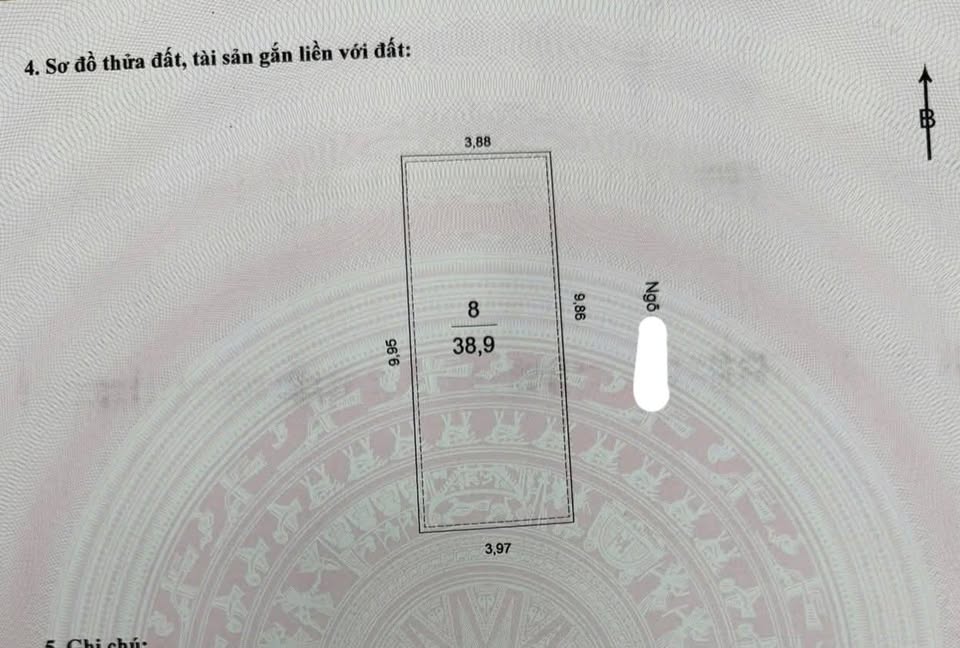 Đất Giang Văn Minh, Ba Đình, 38,9m², Mặt tiền 10m, ô tô đỗ cửa, 9,5 tỷ