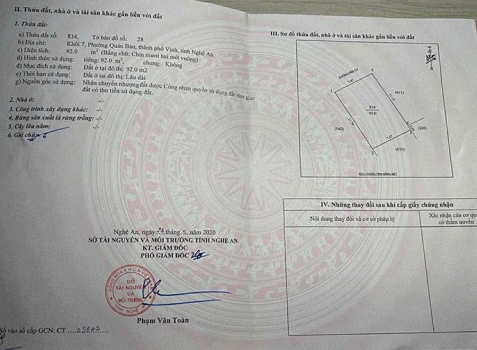 Đất vàng Quán Bàu 92m² mặt tiền 8m, giá 3.55 tỷ - Xây nhà hay kinh doanh đều 'ngon'