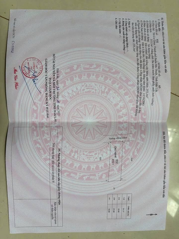 Đất thổ cư thôn 8 Buôn Ma Thuột, đường thông thoáng, giá tốt