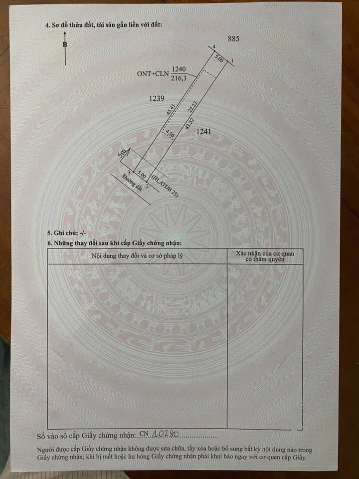 Bán đất vàng Minh Thạnh, Dầu Tiếng - Sổ hồng sẵn sàng