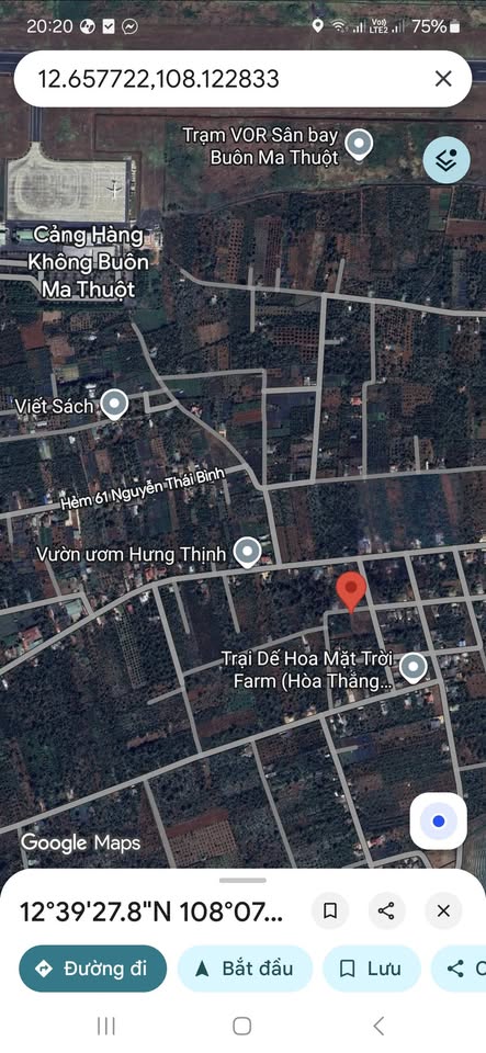 Siêu phẩm đất nền hẻm 171 Nguyễn Thái Bình, Hòa Thắng, Đắk Lắk đã chính thức lên sàn