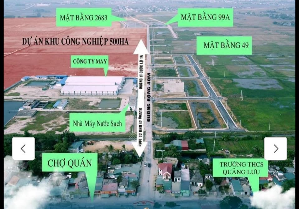 Chính chủ gửi bán lô đất tại Dãy D MB99A Lưu Bình, Thái Bình