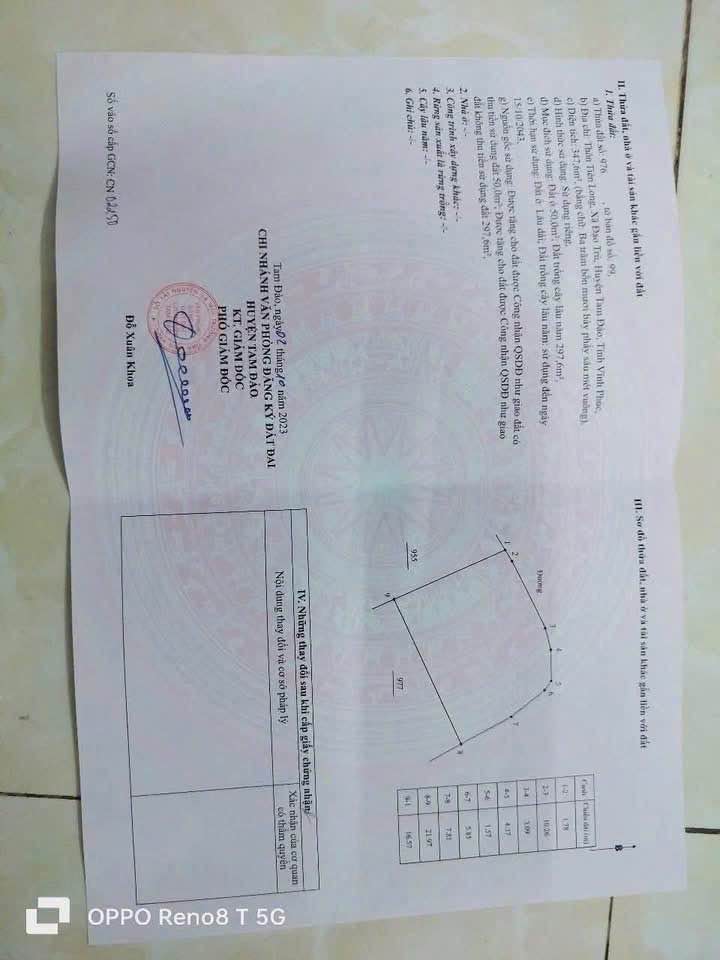 Chào mừng quý nhà đầu tư đến với cơ hội sở hữu một mảnh đất lý tưởng tại Đạo Trù, Tam Đảo, Vĩnh Phúc