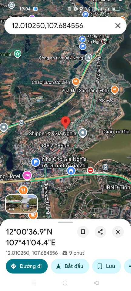 Bán đất mặt tiền kinh doanh sầm uất tại Chợ Gia Nghĩa, Đắk Nông