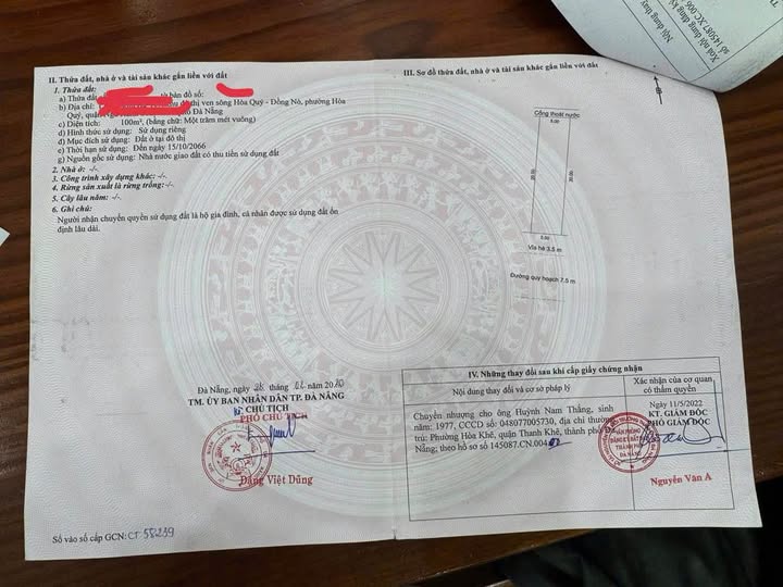 Đất nền Nam Hòa Xuân - Giá hời như đi chợ, sổ tươi rói, chỉ chờ bạn rước