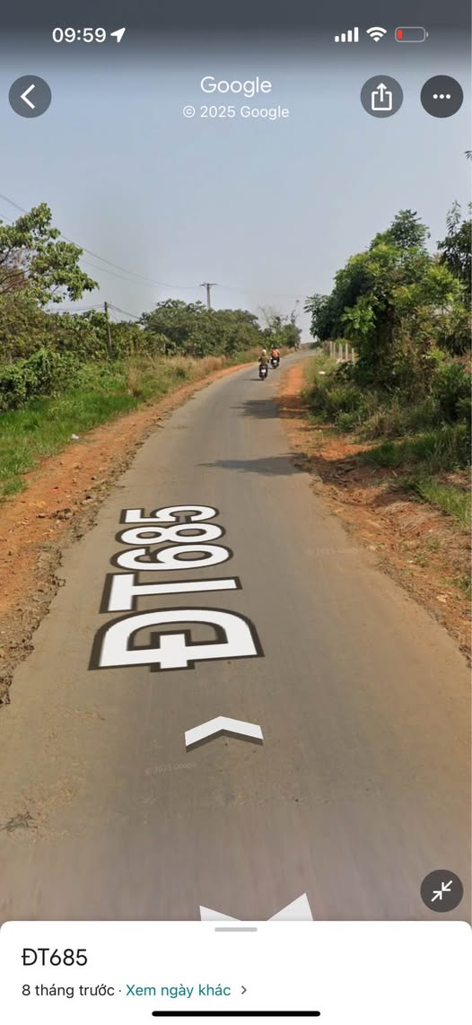 Đất 5 sào mặt tiền đường Tỉnh Lộ 685, view đập lớn, giá chỉ 2,3 tỷ